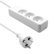 ProXtend podaljšek s 3 vtičnicami, 5 m, bel, K3-KIT05W