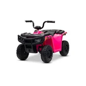 Beneo Električni štirikolesnik Arctic Cat 12V z zadnjim pogonom, roza, LED luči, litijeva baterija, 2 x 25W motor, originalna licenca