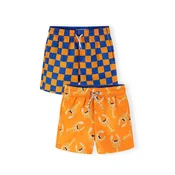 MINOTI Kratke kopalne hlače  marine / oranžna