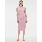 Svetlo roza midi obleka ORSAY