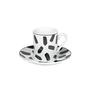 METALAC M PORCELAN SET ZA KAFU 6/1 CRNE LINIJE120-C