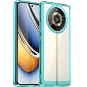 GS Ovitek za Realme 11 Pro 5G/11 Pro+ 5G Fusion Hybrid, prozoren/moder