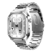MaxCom Pametna ura Smartwatch FW65 Iron S, srebrna