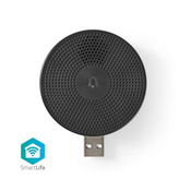 Nedis WIFICDPC10BK - Brezžični USB zvonec 5V/Wifi