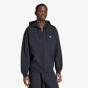 Mikina adidas Trefoil Essentials Loose Full ZIP Hoodie Black XXL