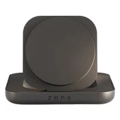 ZENS Magnetni polnilnik za nočno omarico, srebrn/bel, 15W