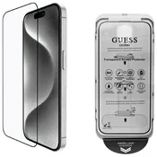 slomart Kaljeno steklo Guess Screen Protector 2.5D Outline za iPhone 16 Pro