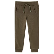 vidaXL Otroška trenirka kaki melange 116, (21050505)