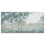 Homestar Oljna slika 70x150 cm z zelenimi drevesi