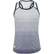 Majica kratkih rukava za djevojcice Wilson G Team Striped Tank - blue depths/white
