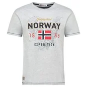 GEOGRAPHICAL NORWAY Majica kratak rukav juitre blended grey db men 254 M