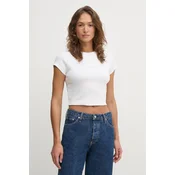Calvin Klein Jeans Majica  svetlo siva / bela