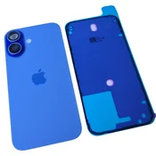 Originalni zadnji ovitek ORG Plecki razreda A za Apple iPhone 16, moder