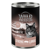 Ekonomicno pakiranje: Wild Freedom Adult 24 x 400 g - Strong Lands - svinjetina i piletina