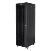 LAE Stojalo za montažo FF01-8842-12BL, 42U, črno