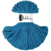 Bobbiny Junior Braided Cord 3 mm 100 m Dopamine Blue Vrvica