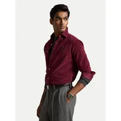 Polo Ralph Lauren Srajca 710853123505 Bordo rdeča Custom Fit