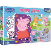 Trefl Puzzle Super velikan Peppa Pig 15 kosov - obojestransko
