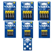 shumee Varta SHD Zn-C komplet baterij AAA 4x3, AA 4x3 in CR2032 3V litijeve 5x1