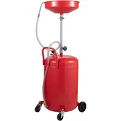 VEVOR Posoda za odtok olja 80 L 60 cm nastavljiva prenosna s kolesi