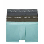 3 Pack Low Rise Trunks – Cotton Stretch grey/tourmaline/olive3 Pack Low Rise Trunks – Cotton Stretch grey/tourmaline/olive