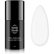 NANI gel lak Amazing Line 5 ml - Snowy White