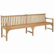 Vrtna klupa 228 cm od masivne tikovine