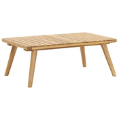 vidaXL Vrtna klubska mizica 90x55x35 cm trden akacijev les