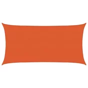 Jedro za zaštitu od sunca 160 g/m2 narancasto 2,5 x 4,5 m HDPE