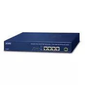 PLANET VR-300FP wireless router Gigabit Ethernet Blue