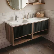 Skye Decor Kupatilski ormaric sa umivaonikom, Antracit