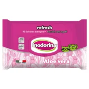 Inodorina Vlažne maramice Refresh Aloe Vera, 40 kom