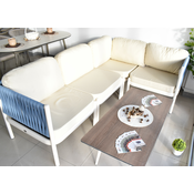 RATTAN SEDIA Ugaona garnitura Thea + Sto Orris