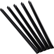 FELLOWES Vložni trak, 3-6 mm, 3-60 listov, Relido, črn, 50 kosov