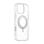 BASEUS Magnetska futrola s postoljem Baseus SkyRing 360° iP16 Pro (prozirna)