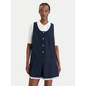 Tommy Jeans Vsakodnevna obleka DW0DW22759 Mornarsko modra Regular Fit