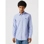 WRANGLER Srajca LS SHIRT progasto modra