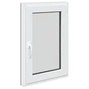 Vidaxl Okno za klet RISOR 60 x 80 cm PVC in steklo Antracit