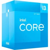 Intel Intel Core i3-12100 Procesor (Alder Lake, 4 jedra, 4.3 GHz, 12MB Cache, BOX, hladilnik)