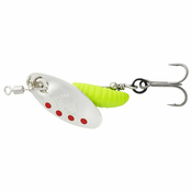 Savage Gear Sticklebait Spinners Silver Red Lime, velikost 1, 3.8 g