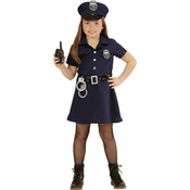 Widmann Otroški kostum, policistka - 140 cm/8 - 10 let