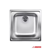 Livinox Ugradna sudopera LivEX177, 50x50cm, Sifon o90, Hrom