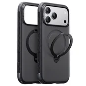 Premium ovitek Torras Ostand Q3 Rugged za iPhone 17 Pro/18 Pro - jet black