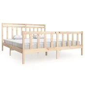 Vidaxl Posteljni okvir 180x200 cm trden les