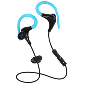 AVIZAR Stereo Bluetooth športne slušalke - izjemno udobne silikonske ušesne zanke - modre, (20731473)