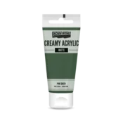 Kremasta mat akrilna barva Pentart 60 ml | izberite odtenek - pine green