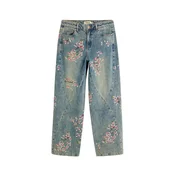 Desigual Kavbojke modra/oliva/rosé/staro roza