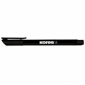 Flomaster Kores, OHP permanentni marker, KOR22100, 1 mm, crni