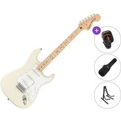 Fender Squier Affinity Series Stratocaster MN WPG SET Olympic White Električna kitara