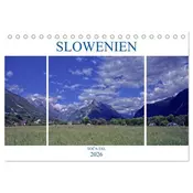 Slowenien - Soca Tal (Tischkalender 2026 DIN A5 quer), CALVENDO Monatskalender